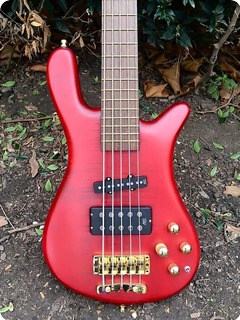 Warwick Streamer Jazzman 5  2000 Red Stain