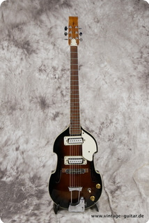 Aria Mod. 1402t Violin Guitar Tobaco Burst