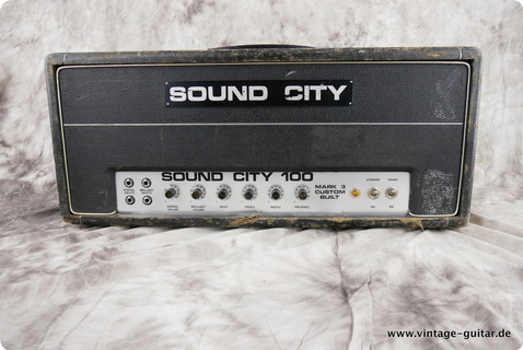 Sound City B 100 Mk Ii Custom Built Black Tolex