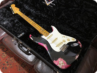 Fender Custom Shop Limited 57 Stratocaster Heavy Relic 2016 Black Over Pink Paisley