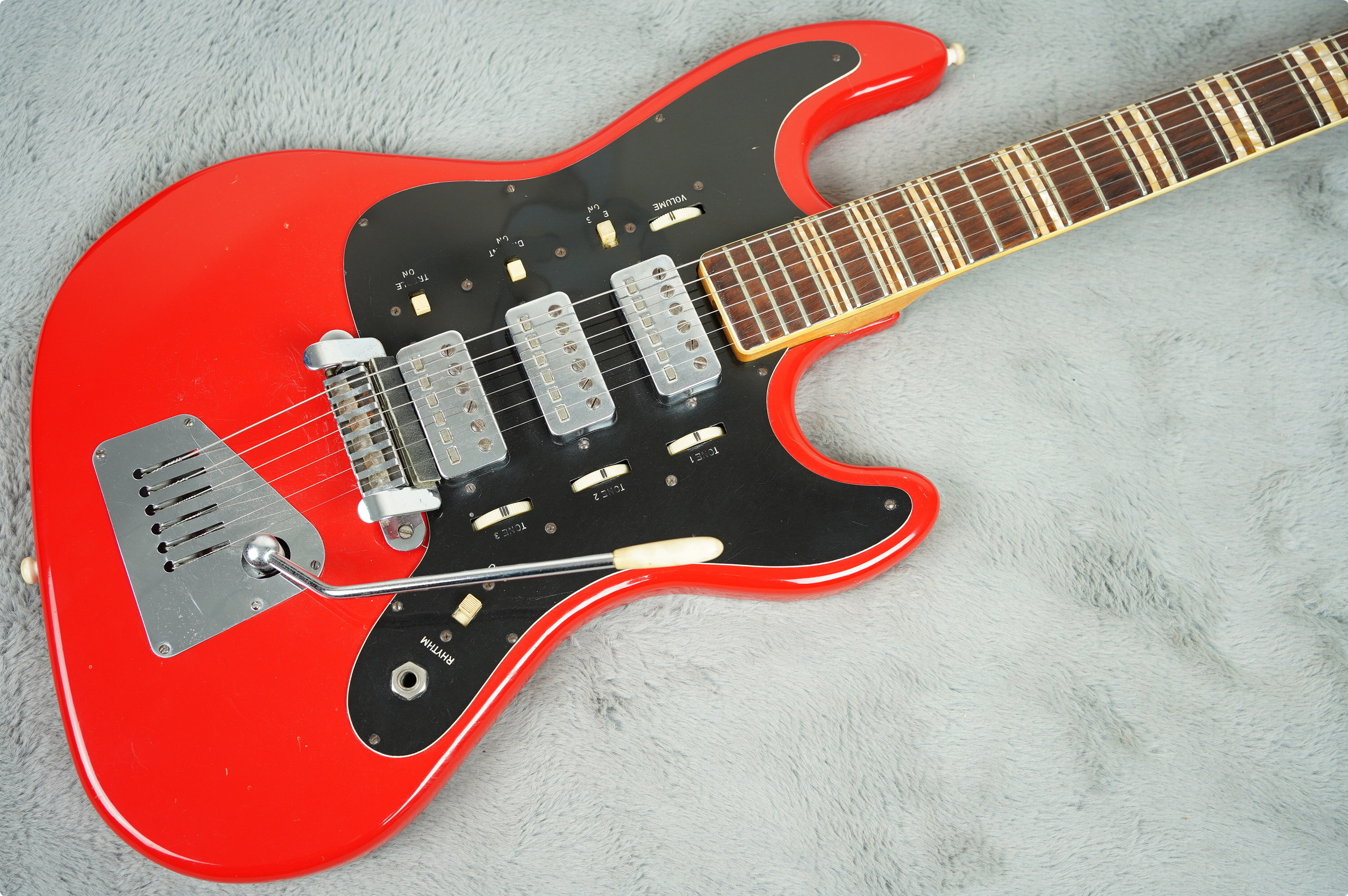Hofner Galaxie 1965 Red Guitar For Sale ATB Guitars
