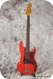 Fender Precision Bass-Fiesta Red Refin.
