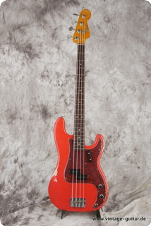 Fender Precision Bass Fiesta Red Refin.